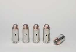 40 caliber hollow point nickel case