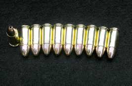 9mm bullet beads necklace jewelry