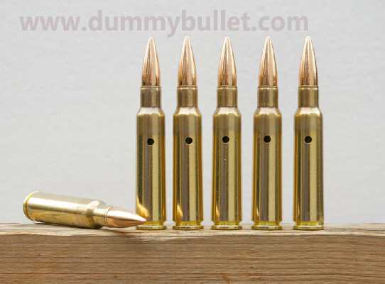 Snap Caps Dummy Rounds 7.62x39 AK-47 Real Once Fired Brass Casings With New  Bullet Inert Fake Ammo –